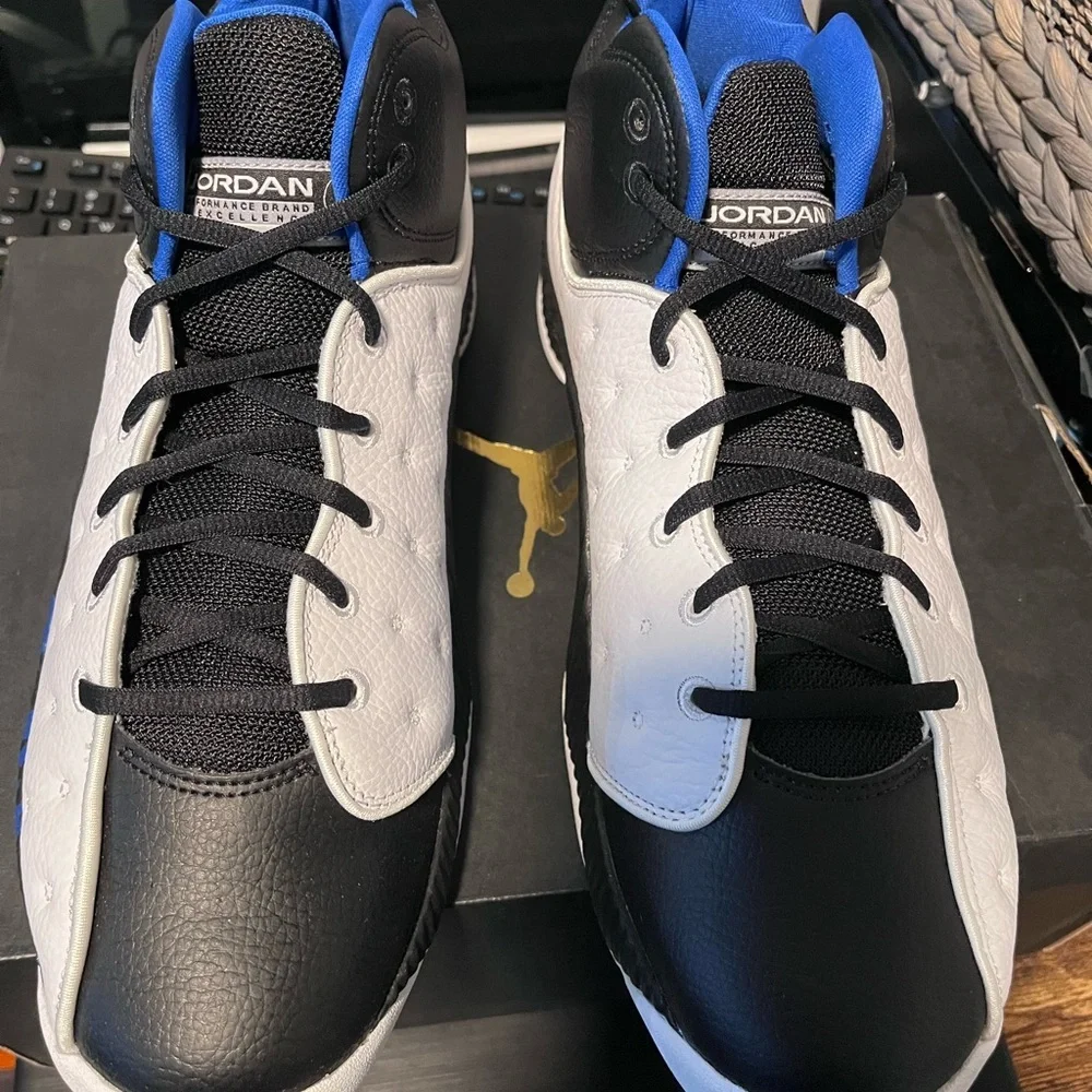 Jordan Jumpman Team II DZ7294 104 Size 11.5 Black/Blue/White  display picture 2